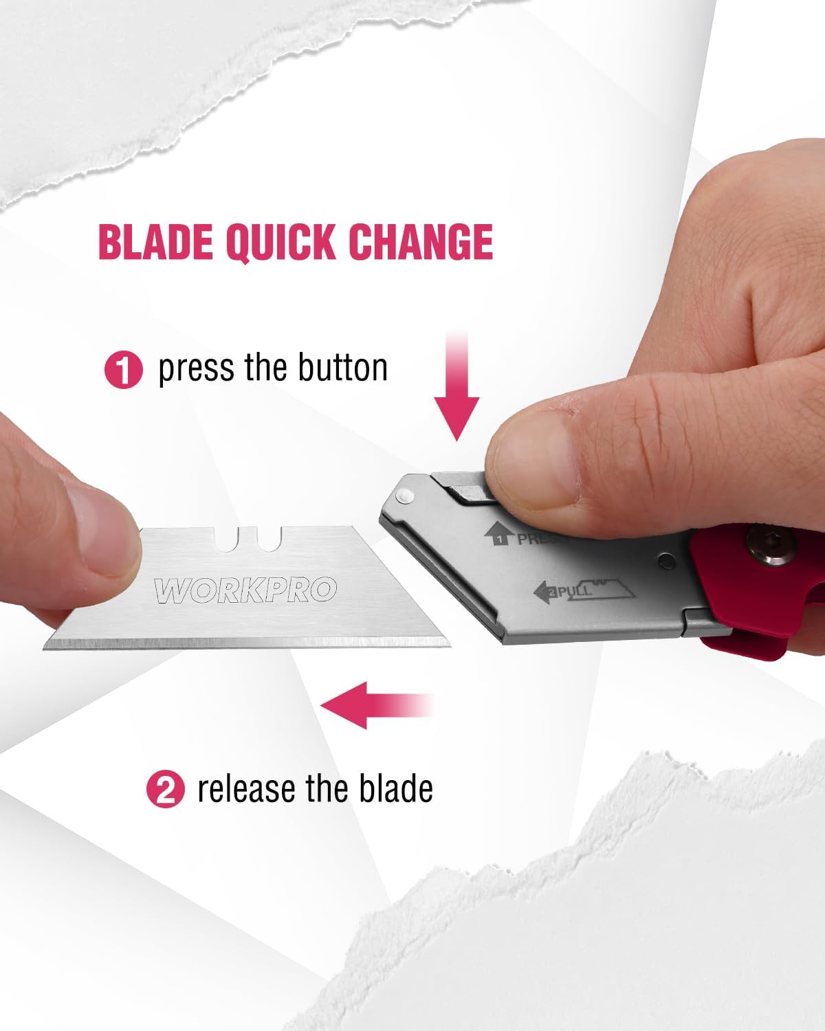 Box Cutter, Utility Knife, Pink