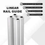 uxcell 2Pcs 250mm 1020 Aluminum Extrusion Profile, Anodized Linear Rail