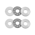 uxcell NTA411 Thrust Needle Roller Bearings with Washers 1/4" Bore 11/16" OD 5/64" Width 2pcs