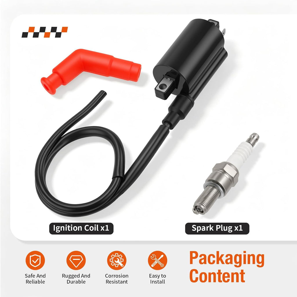 Ignition Coil W/Wire Cap For Raptor 700/R YFM700 2006-2018 4DN-82320-00-00