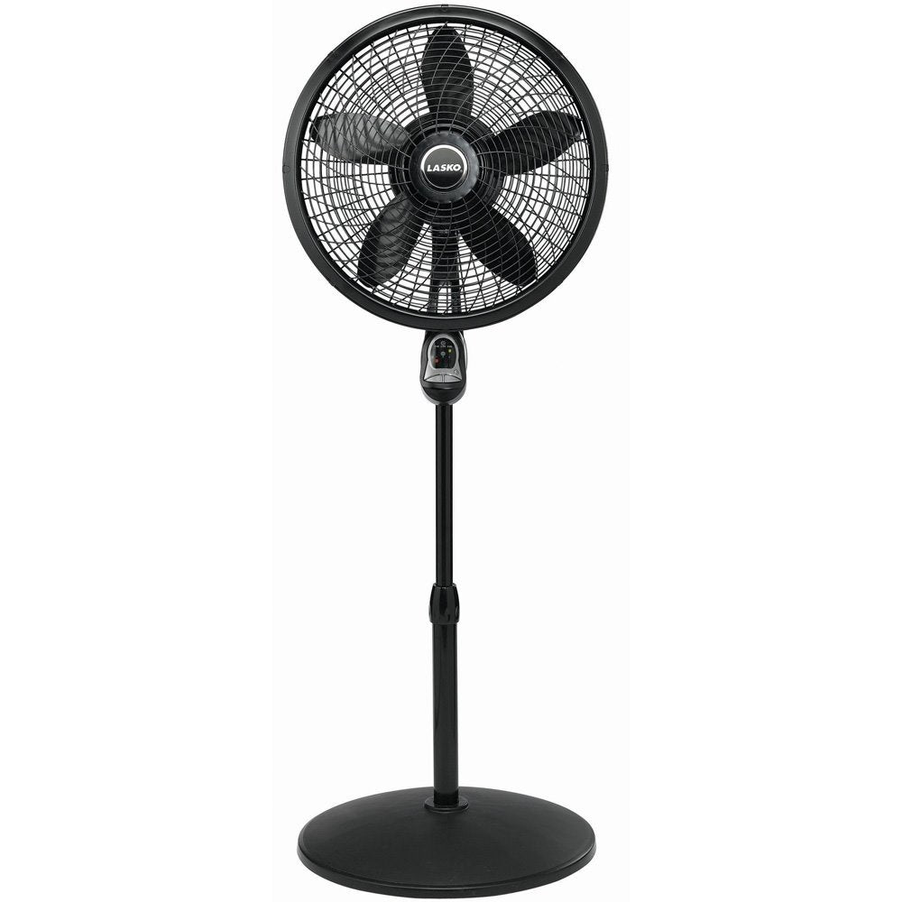 18" Cyclone Pedestal Fan with Remote Control, S18670