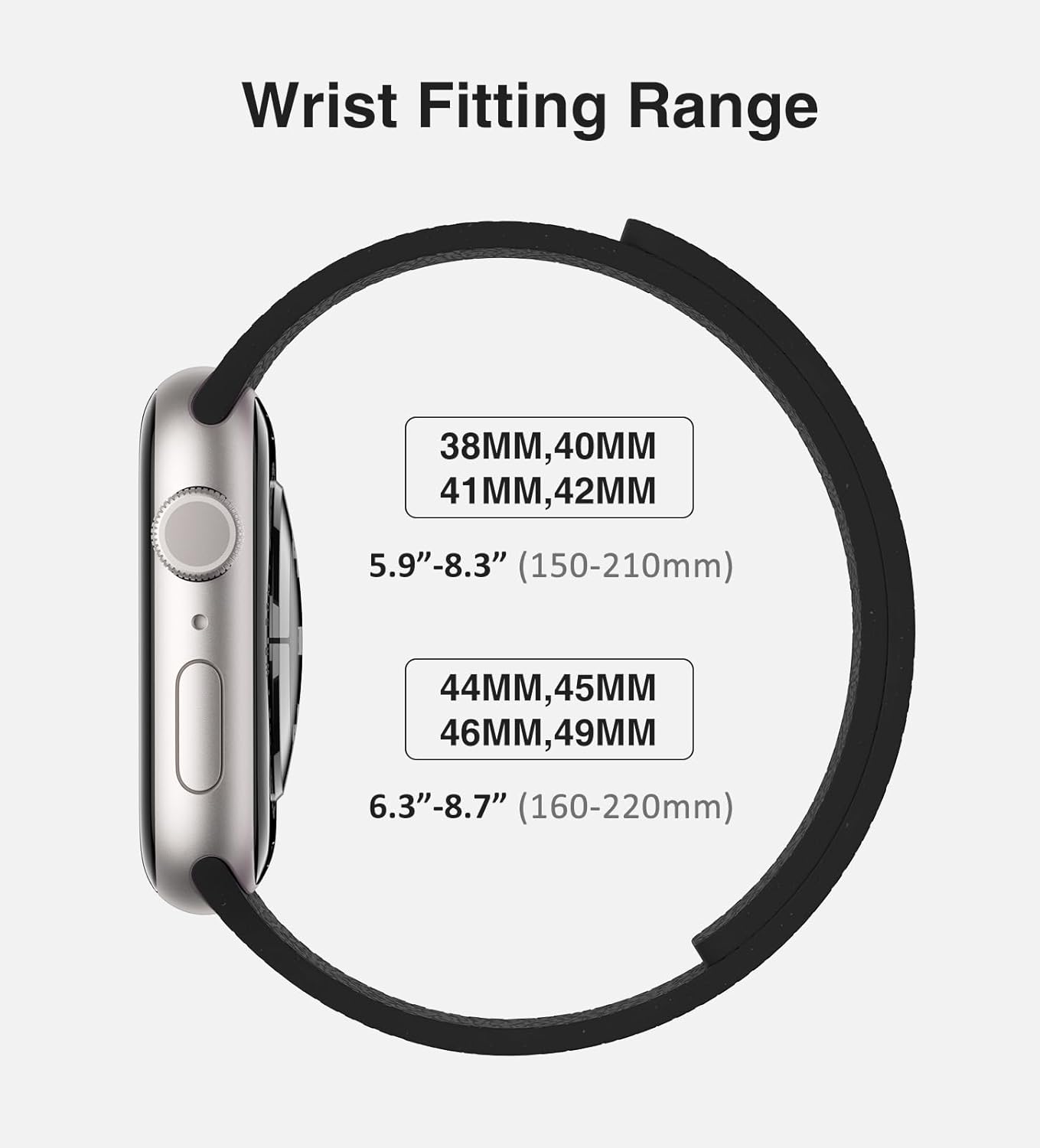 Magnetic Silicone Band Compatible with Apple Watch Band Ultra 3/2/1 & SE 3/2/1 & Series 11 10 9 8 7 6 5 4 3 49mm 46mm