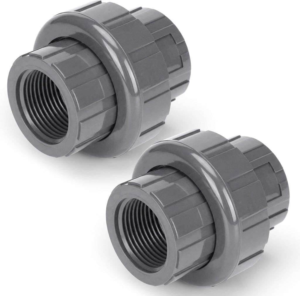 Pangda 2 Pack 1 Inch PVC Union Pipe Compatible with 898 Series