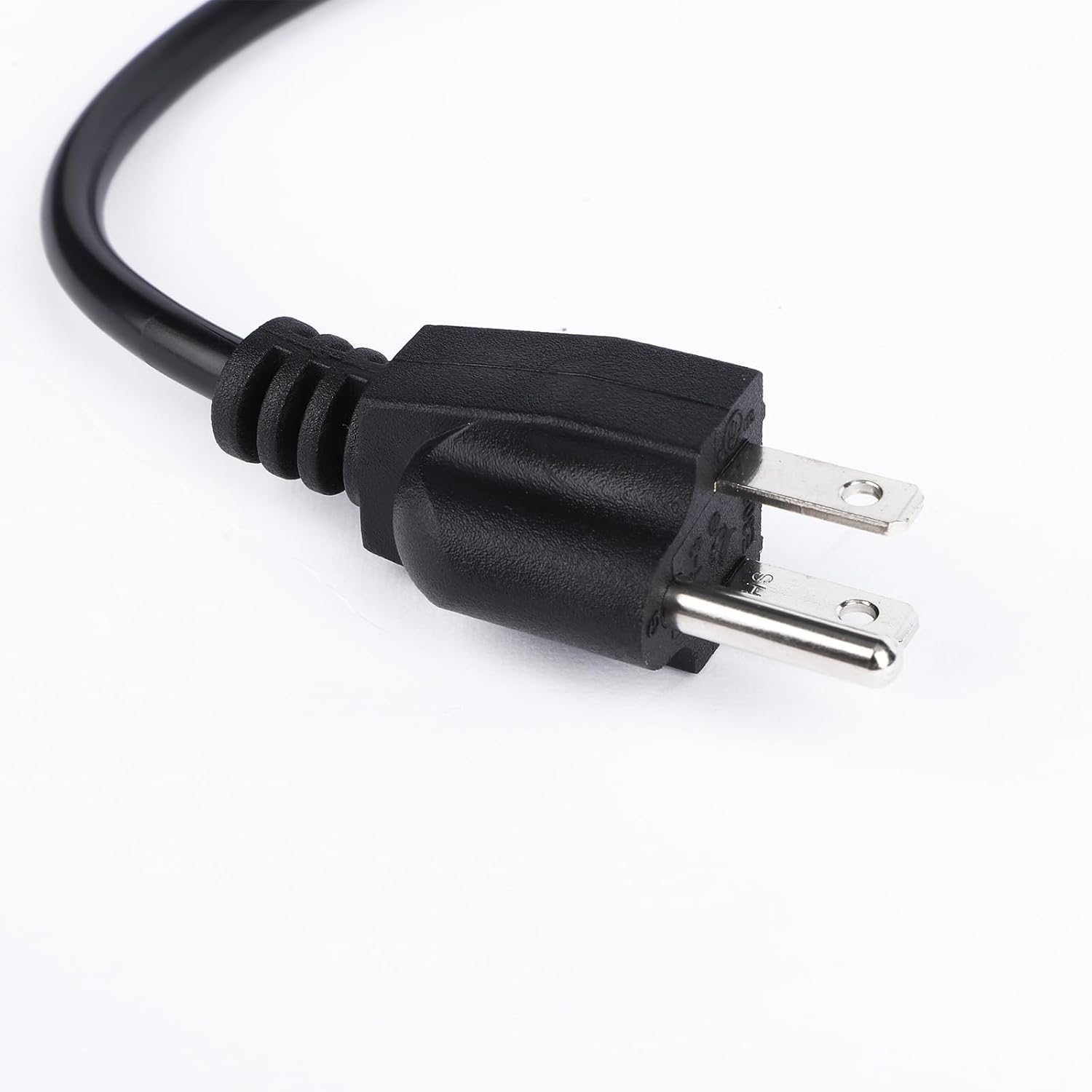 4FT Power Cable 3 Prong Grounding Plug, AC Power Cord Extension Cord with Switch On/Off and Fork Terminal Connectors