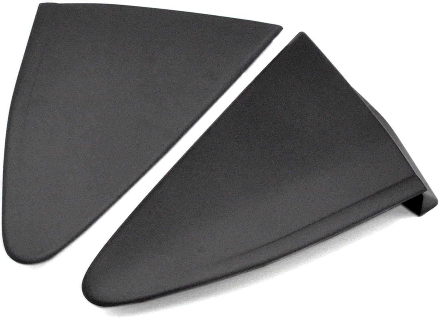 1Pair Fender Mirror Molding Triangle Trim Corner Covers Left Right Side Compatible For Toyota Yaris 2012 2013 2014