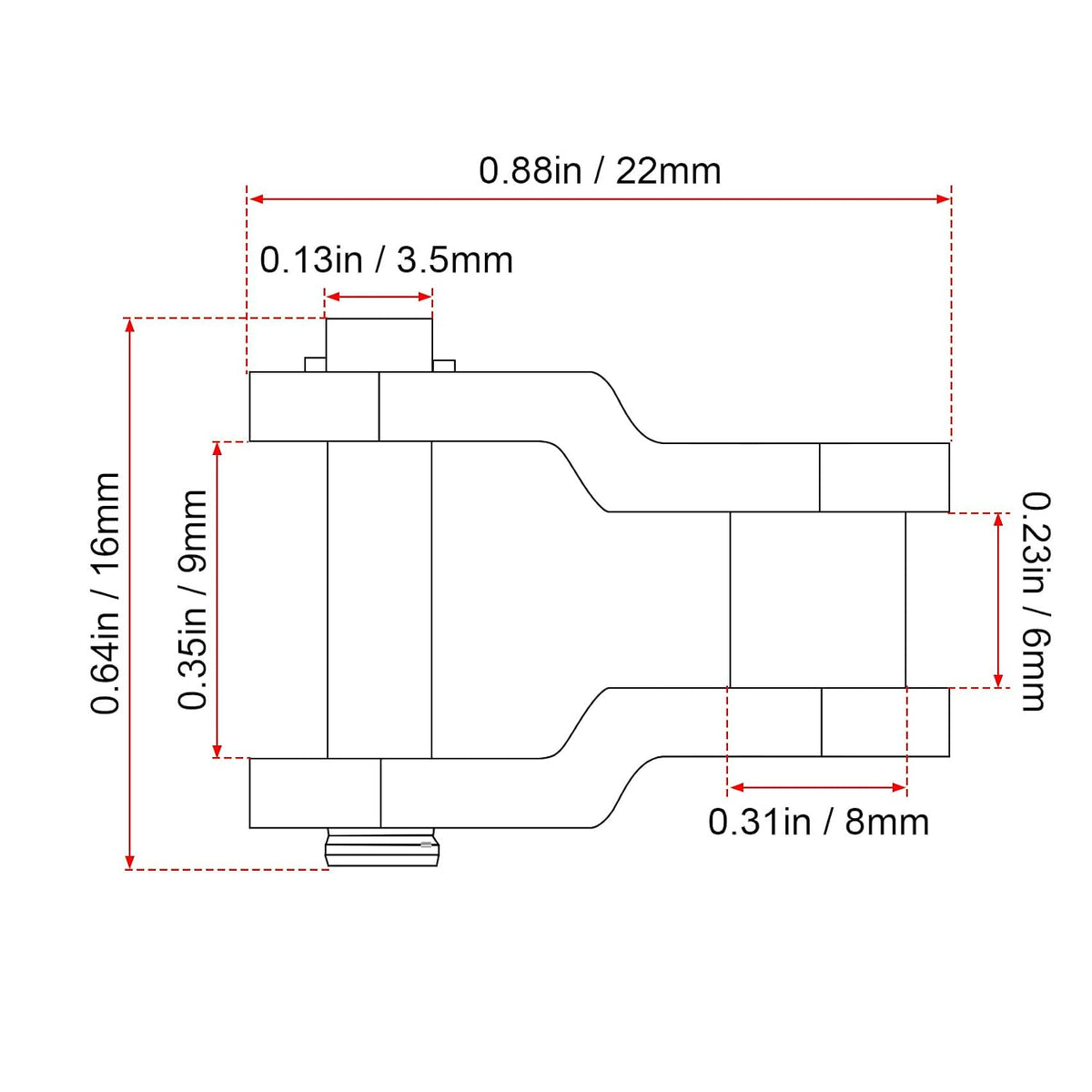 OIIKI 8 Packs Roller Chain Offset Link #41, Half Link, Crank Link