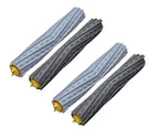 2 Sets Rubber Roller Brushes, Replacement Parts for iRobot Roomba 800 & 900 Series, 2 Sets Debris Extractor