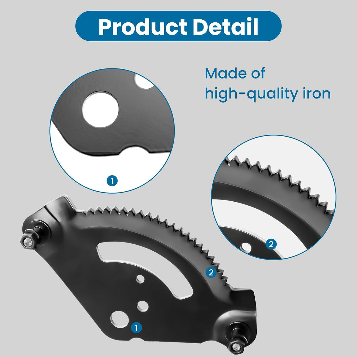 717-1550 Steering Gear Pinion Gear Compatible with MTD Bo lens Cub-Cad et LTX1045 LT1050 Lawn Mower, Steering Sector