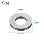 uxcell 8Sets TC613+2TRA Thrust Needle Roller Bearing 3/8 x 13/16 x 5/64