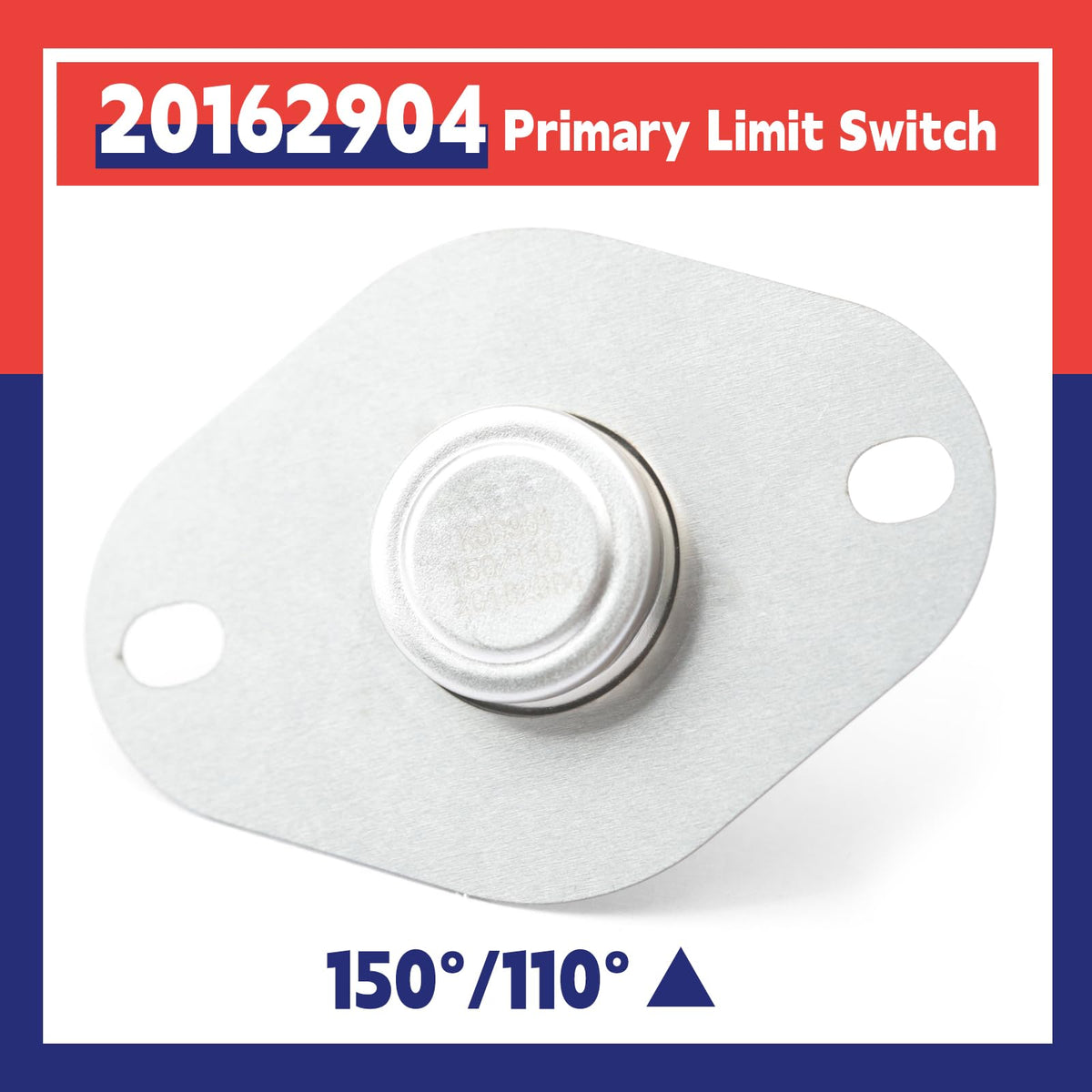 Dusledel 20162904 Primary Limit Switch 150°/110°Replacement for Goodman Furnace Replace L40-524