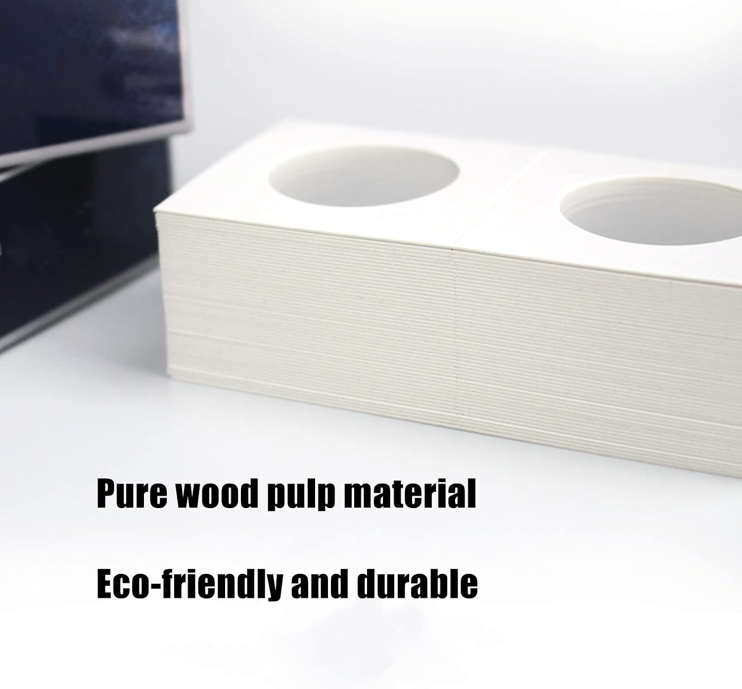 200 Pack Upgraded Mylar Coin Flips 2x2 for Cents, Non PVC | Premium Cardboard Coin Holder, Paper Coin Holders