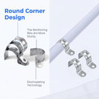 30-Pack 3/4" Conduit Clamp - Stainless Pipe Clamp, Single Strap for EMT