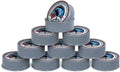 UUD12520H-10 PTFE Thread Seal Tape for Plumbers, Gray 1/2 Inch x 520 Inch (Pack of 10 Rolls)