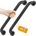 2 Pack Shower Grab Bar, 16 Inch Stainless Steel Bathroom Grab Bar with Anti-Slip Knurled Grip, Shower Handle Bath