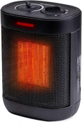Comfort Zone Compact Electric Space Heater for Indoor Use – 1500W Fan-Forced PTC Ceramic Heater with Adjustable