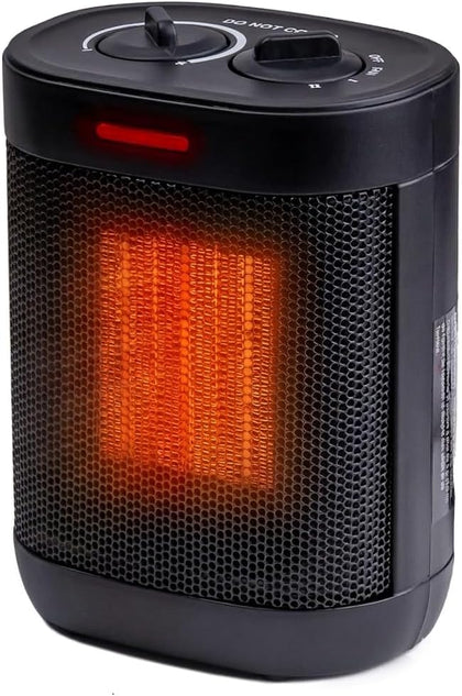 Comfort Zone Compact Electric Space Heater for Indoor Use – 1500W Fan-Forced PTC Ceramic Heater with Adjustable