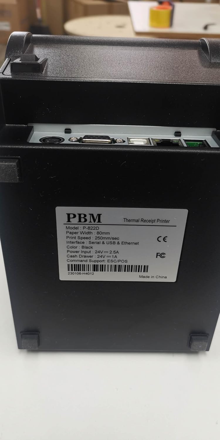 Thermal Receipt Printer, GP 80250ivn(Another Name: PBM P-822D) High Speed 300mm/sec(Maximum) 80mm(3 1/7") Width