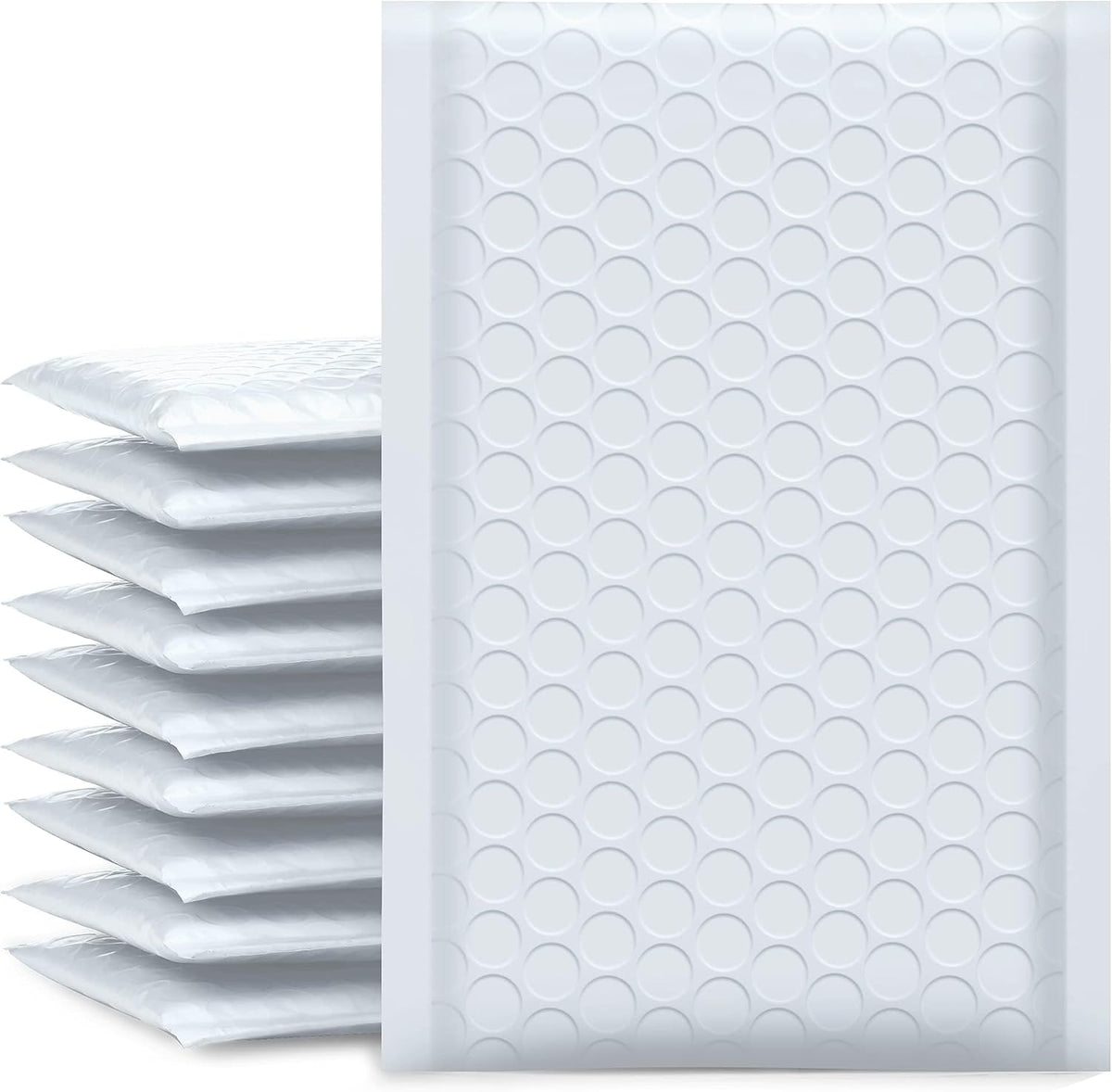 Bubble Mailers 4x8" White 50 Pack Usable Size 4x7" Padded Envelopes