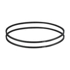 uxcell 2Pcs 3L380 Rubber V Belt, 38" Outer Circ x 0.37" Width x 0.22" Thick