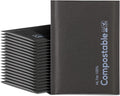 6x10 100% Biodegradable Bubble Mailers,25 Count Kraft Black #000 Compostable Padded Packaging Wrap Envelopes Pouches
