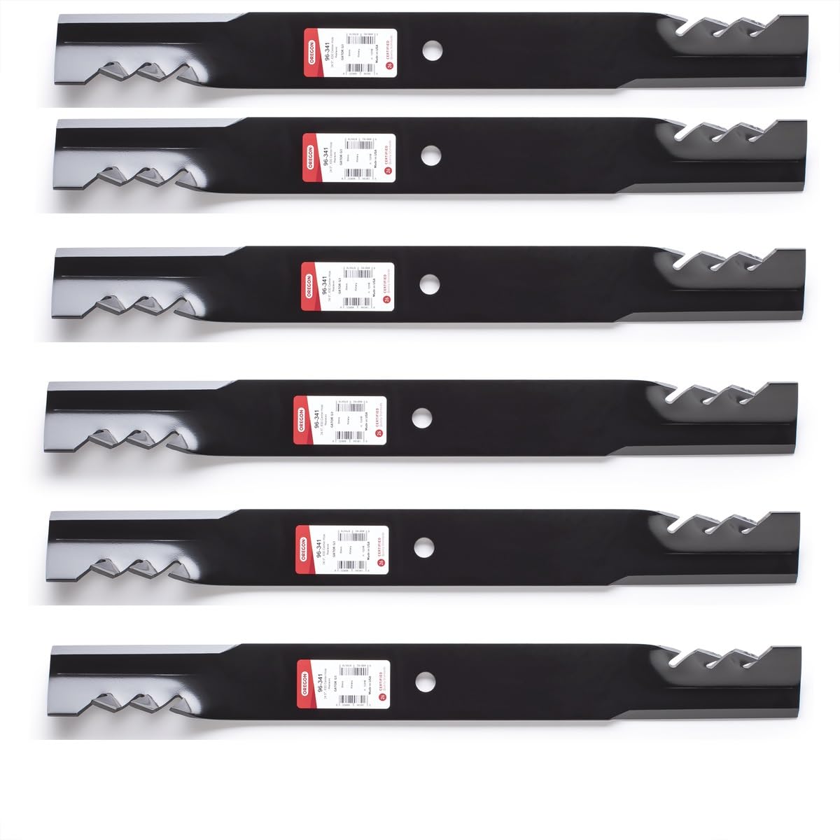 Bill's Place Oregon Part # 96-341 G3 Gator Blade 6 Pack for Ferris 5022476