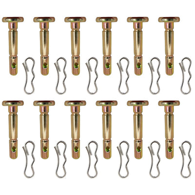 12pcs Shear Pins and 30pcs Cotter Pins Fit for MTD Snowblower