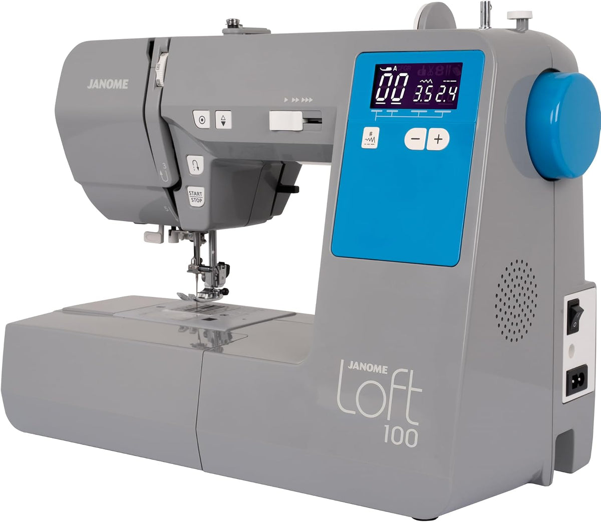 Loft 100 Computerized Sewing Machine, 100 Stitches, LCD | Built-In Needle Threader, Stitches