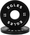 Change Plates Set 1.25LB, 2.5LB, 5LB - Rubber-Coated Weight Plates in Pairs, Olympic Bumper Plates, Color-Coded, IWF