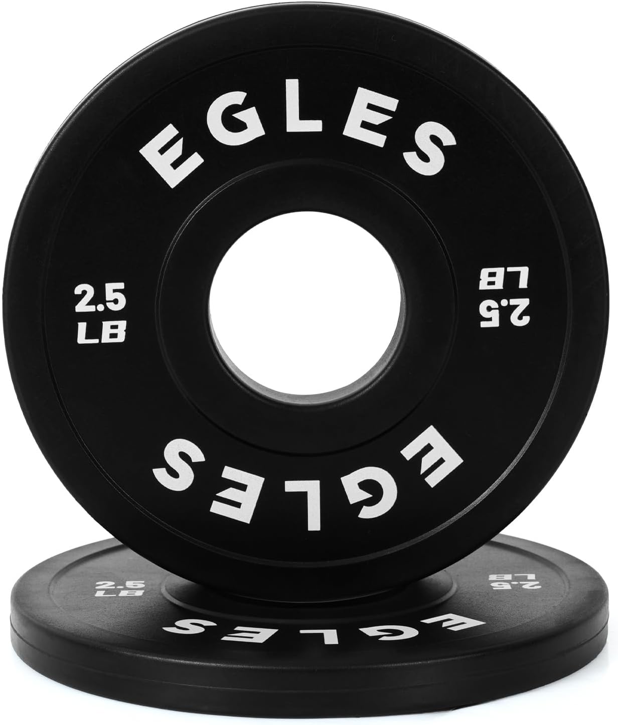 Change Plates Set 1.25LB, 2.5LB, 5LB - Rubber-Coated Weight Plates in Pairs, Olympic Bumper Plates, Color-Coded, IWF