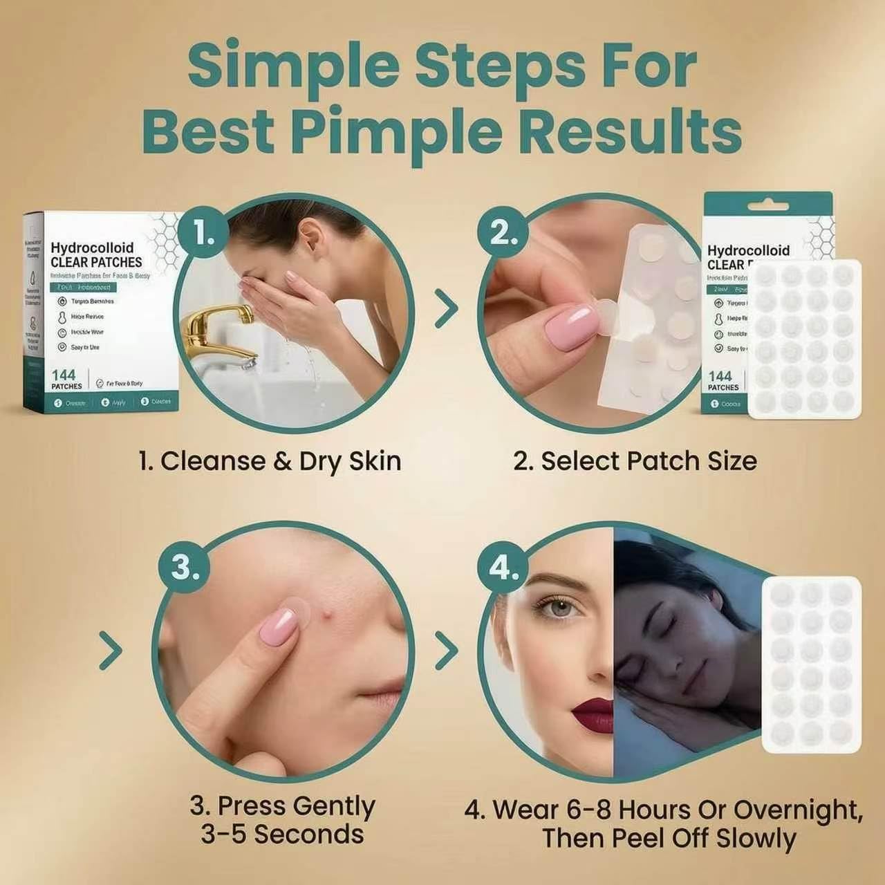 Microdart Acne Patches 2-in-1 Hydrocolloid, Invisible Spot Treatment for Men & Women, All Skin Types