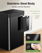 13.2 Gallon Automatic Kitchen Trash Can, Touchless Sensor Garbage Can,Black