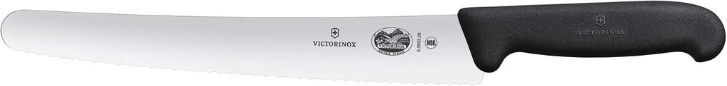 Fibrox 10.25-Inch Bread Knife with Serrated Edge and Black Handle