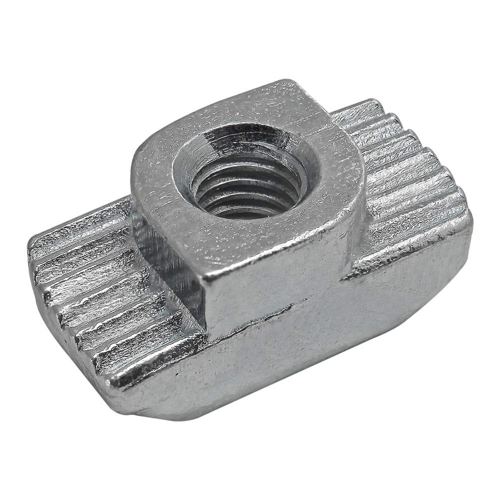 13127, 45 Series M5 x 0.8 Standard Drop in T-Nut Steel (15 Pack)