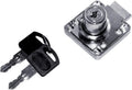 3/4-in Diameter Keyed Different Drawer and Cabinet Lock, Chrome