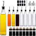 8Pcs 17oz Olive Oil Dispenser Bottle, Oil Dispenser for Kitchen