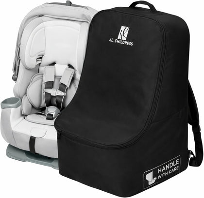 Padded Backpack Car Seat Bag - Car Seat Travel Bag for Airplane, Fits Most Baby & Infant Carriers & Bootsters