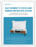 Foam Flat Screen TV Cover and 4 Foam large corner protectors Fits 65''TV