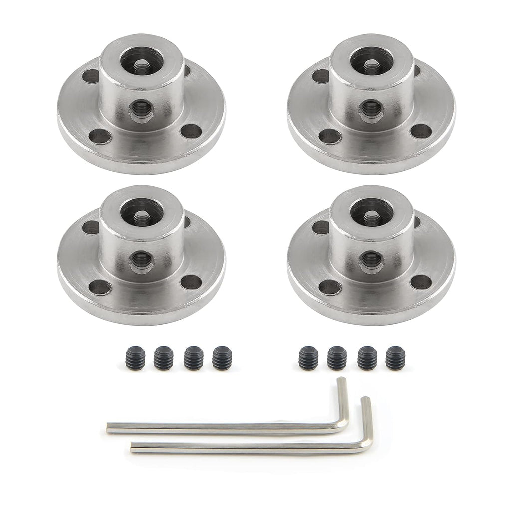 8mm Flange Shaft Coupling, 4 PCS