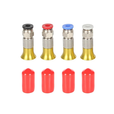 3D Printer Filament Dryer Box Accessories PC4-M6 Pneumatic Straight Connector 4 * 2.5mm PTFE Tube 1.75mm M6 Feed