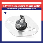 Dusledel 20162904 Primary Limit Switch 150°/110°Replacement for Goodman Furnace Replace L40-524