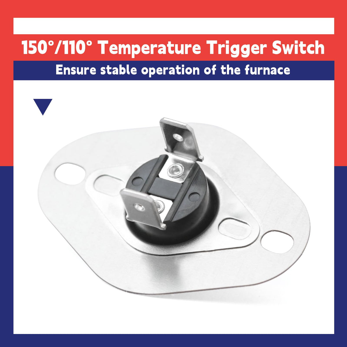 Dusledel 20162904 Primary Limit Switch 150°/110°Replacement for Goodman Furnace Replace L40-524