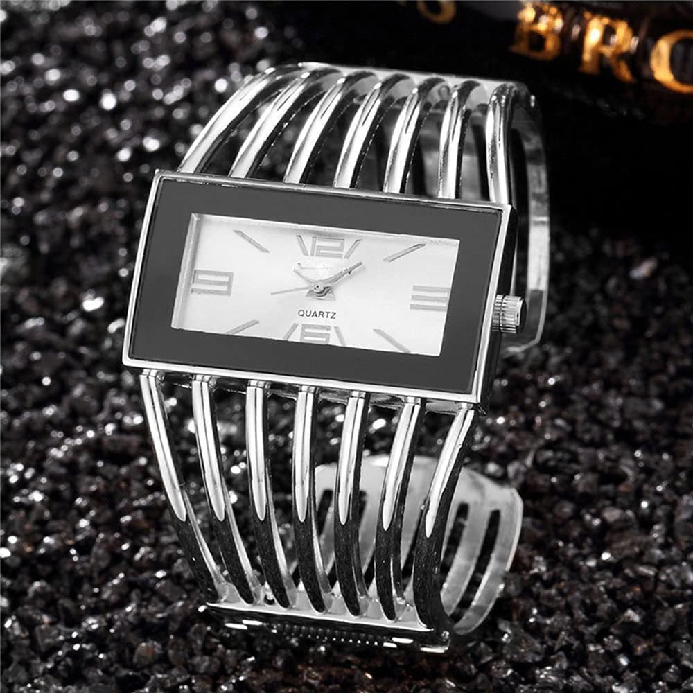 Bracelet Watch for Women Luxury Rectangular Case Analog Quartz Wrist Watch | Luxury Bracelet Watches Dress Watch for