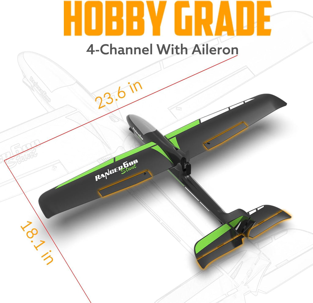 VOLANTEXRC New Version RC Plane,Remote Control Airplane for Adults,4-Channel RC Plane with Durable Foam