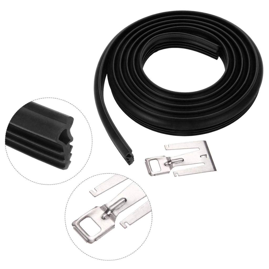 W10542314 Dishwasher Door Seal Gasket Strike Compatible with Whirlpool Amana Crosley Estate Kenmore Replaces AP5650274 PS5136129 2409202 8268888 W10300589 W10284090 W10350162
