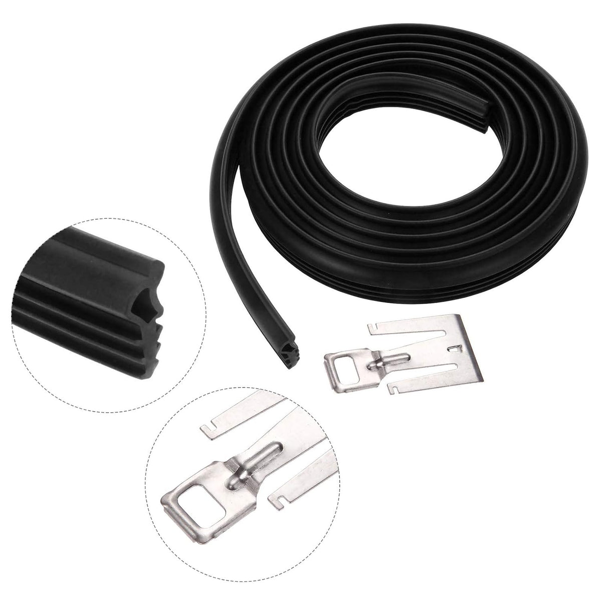 W10542314 Dishwasher Door Seal Gasket Strike Compatible with Whirlpool Amana Crosley Estate Kenmore Replaces AP5650274 PS5136129 2409202 8268888 W10300589 W10284090 W10350162