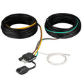 25FT 4 Pin 5 Wire Trailer Wiring Harness Kit, 18 AWG