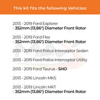 Max Advanced Brakes Front Brake Kit For Ford Explorer