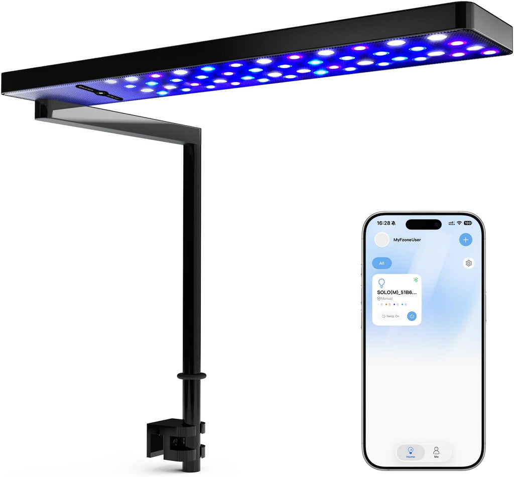 Solo Series Nano Aquarium Light for Saltwater and Reef Coral Tanks