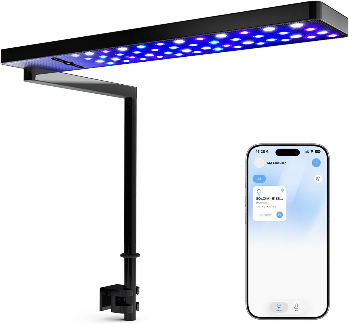 Solo Series Nano Aquarium Light for Saltwater and Reef Coral Tanks