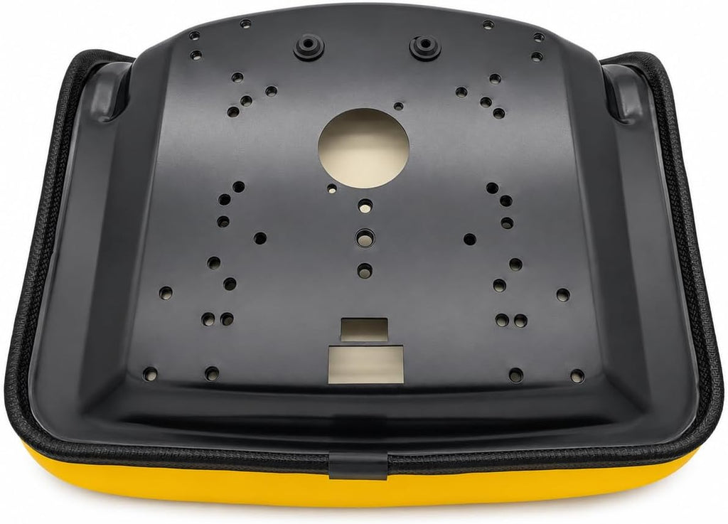 Yellow Steel-Pan Mid-Back Lawn Mower & Garden Tractor Seat